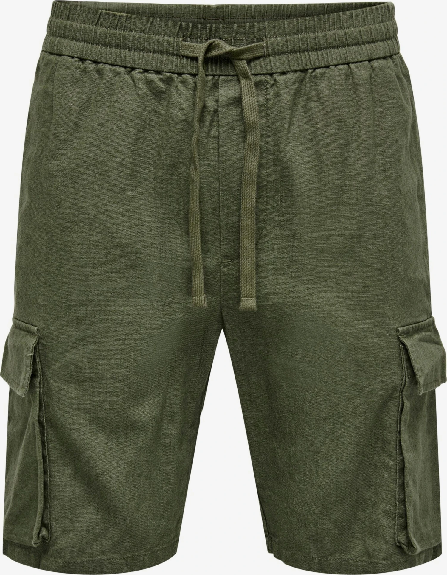 Only & Sons Cargo Shorts Regular Cargobroek Sinus Heren Olijfgroen 1 Only & Sons Cargo Shorts Regular Cargobroek Sinus Heren Olijfgroen