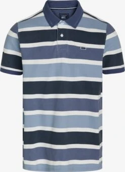 Signal Polos Shirt Odin Heren Marine / Duifblauw / Lichtblauw