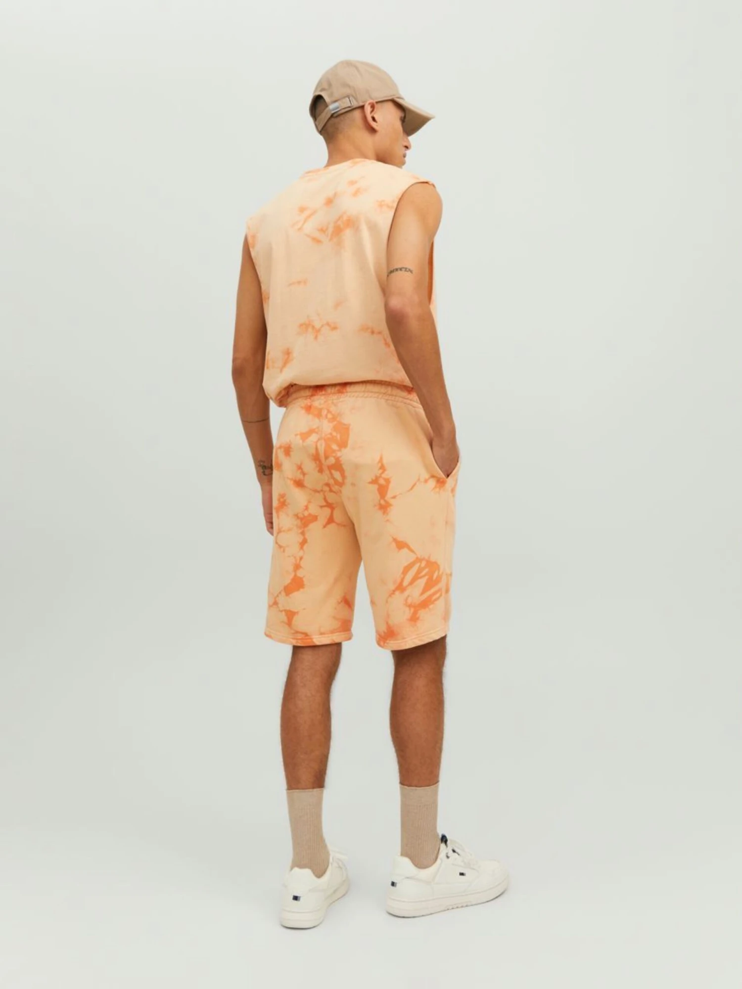 Jack & Jones Tanktops Shirt Heren Oranje 3 Jack & Jones Tanktops Shirt Heren Oranje - Afbeelding 3