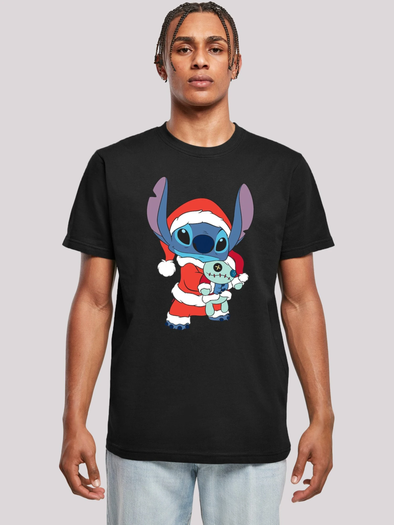 F4NT4STIC T-shirts Shirt Disney Lilo & Stitch Heren Zwart 4 F4NT4STIC T-shirts Shirt Disney Lilo & Stitch Heren Zwart - Afbeelding 4
