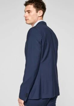 S.Oliver BLACK LABEL Colberts Slim Fit Business-colbert Cesano Heren Navy -Herenkleding Winkel afd6e44b2051019dfd8f14496f90a432