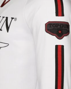 Top Gun Sweatshirts Sweatshirt Streak Heren Wit -Herenkleding Winkel b4210ec1cd807f81570208e196241754