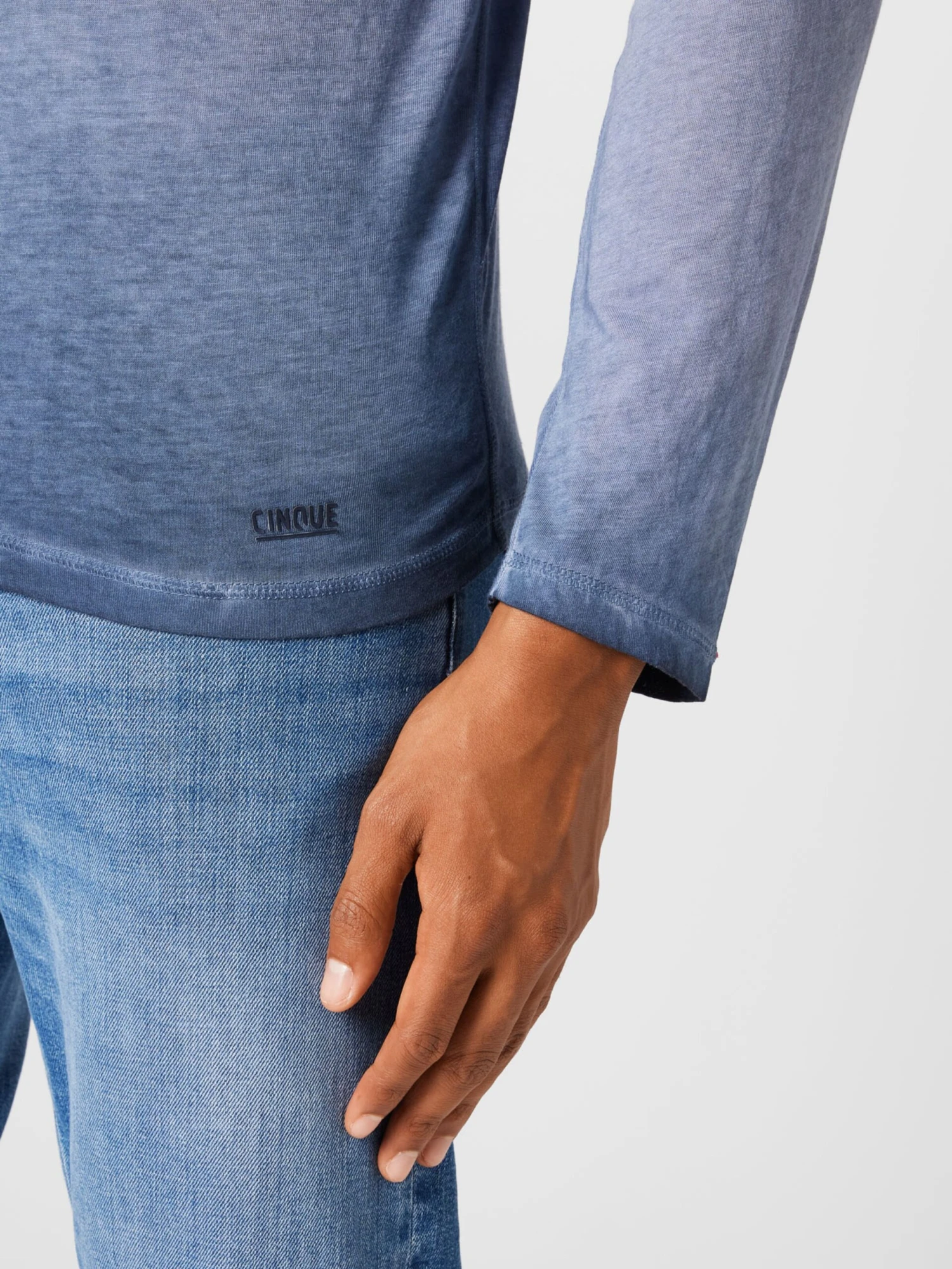 CINQUE Longsleeves Shirt DUST Heren Duifblauw 2 CINQUE Longsleeves Shirt DUST Heren Duifblauw - Afbeelding 2