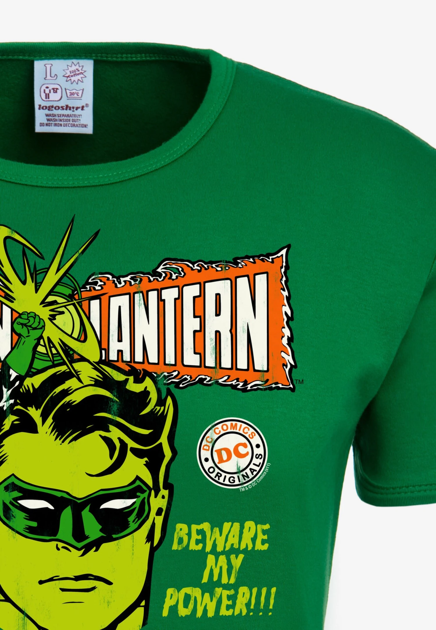 Logoshirt T-shirts Shirt Green Lantern Power Heren Groen 6 Logoshirt T-shirts Shirt Green Lantern Power Heren Groen - Afbeelding 6