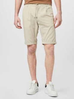 Lindbergh Chino Shorts Regular Bandplooibroek Heren Stone Grey -Herenkleding Winkel c022233b72331ad48e314c3303e88942