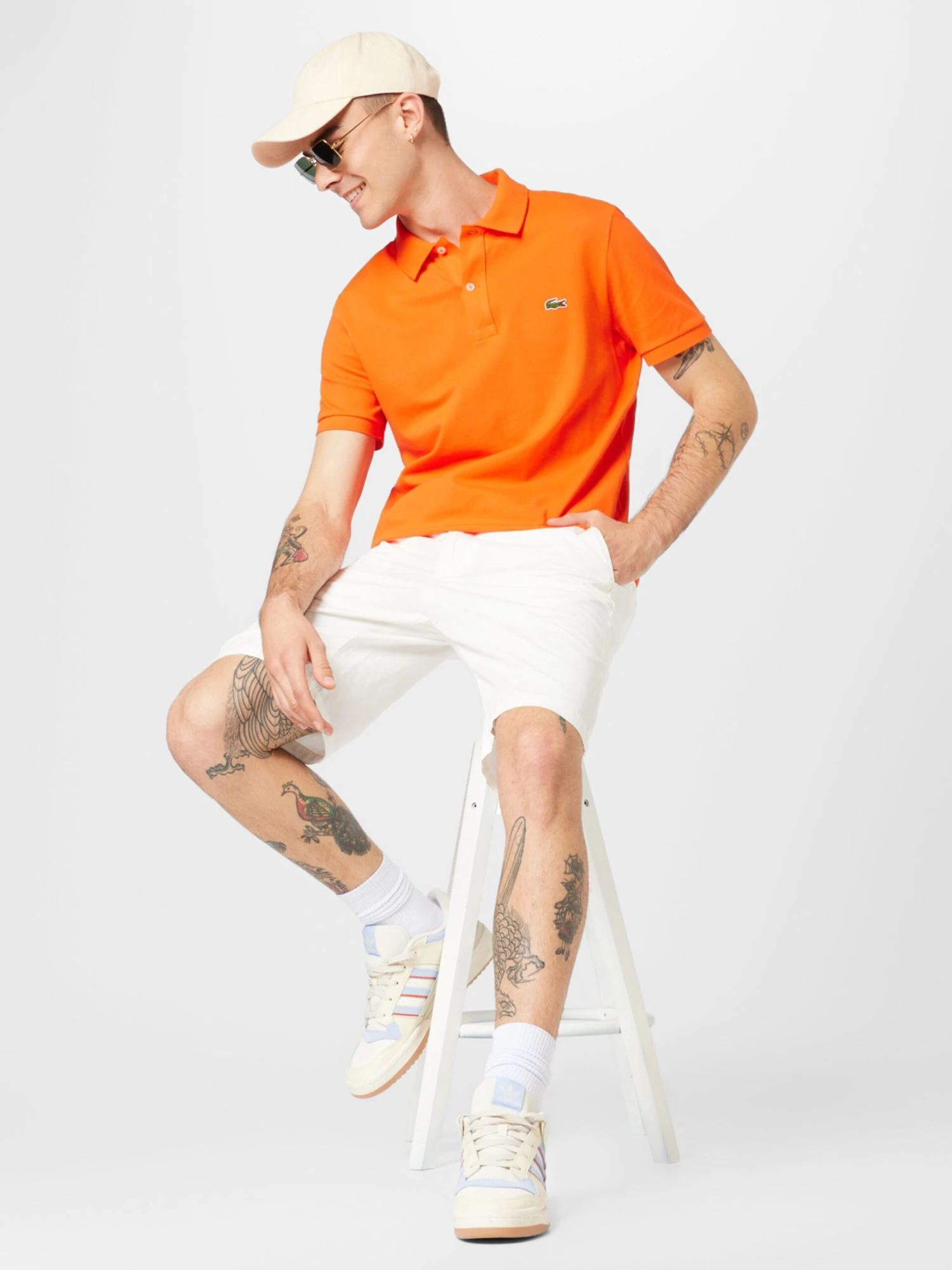 Lacoste Polos Slim Fit Shirt Heren Neonoranje 5 Lacoste Polos Slim Fit Shirt Heren Neonoranje - Afbeelding 5