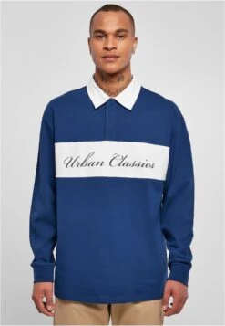 URBAN CLASSICS Longsleeves Shirt Heren Blauw -Herenkleding Winkel c1558f93ae5c14caf3a77453e1fb15fc