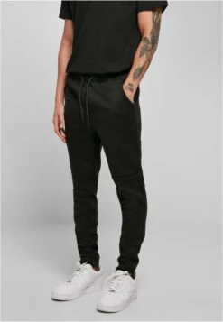 URBAN CLASSICS Sweatpants Tapered Broek Heren Zwart -Herenkleding Winkel c35686e82b966aac95b8a11c1ff041a1