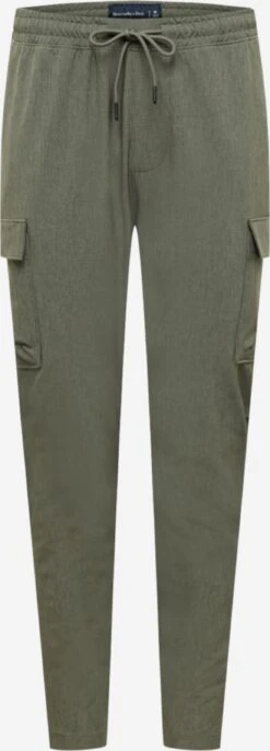 Abercrombie & Fitch Cargobroeken Tapered Cargobroek TRAVELER Heren Kaki