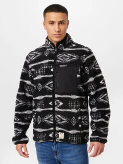 Fat Moose Fleece Jassen Fleece Jas Hugh Heren Zwart -Herenkleding Winkel c5f5fe864e6ab253b3630cdb2e844f06