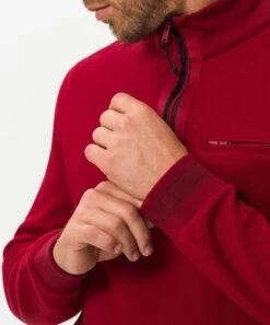 BRAX Sweatshirts Sweatshirt Sion Heren Bordeaux -Herenkleding Winkel c5f900d589d49b0d4a4d8ddce3c8e214