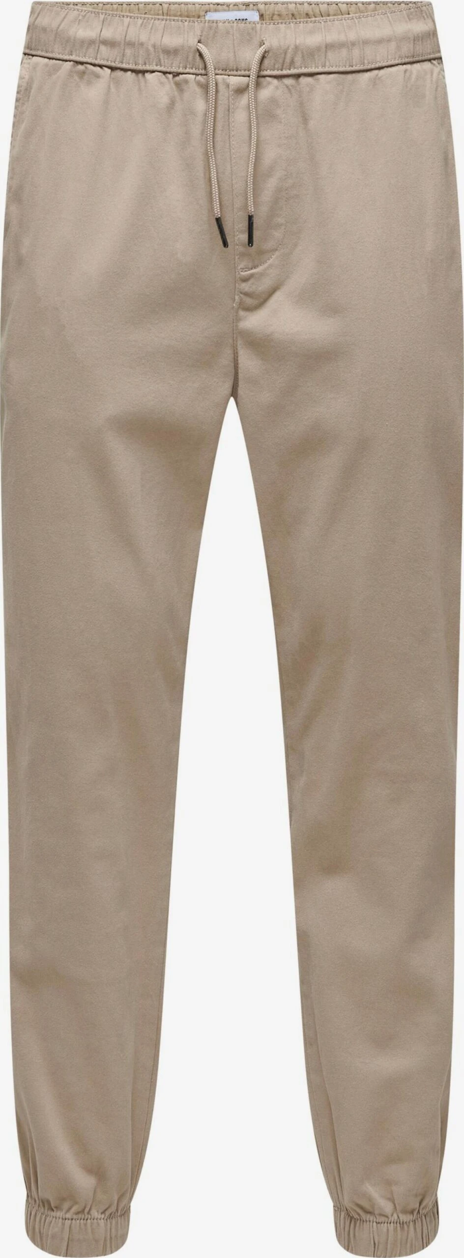 Only & Sons Pantalons Tapered Broek LINUS Heren Donkerbeige 1 Only & Sons Pantalons Tapered Broek LINUS Heren Donkerbeige