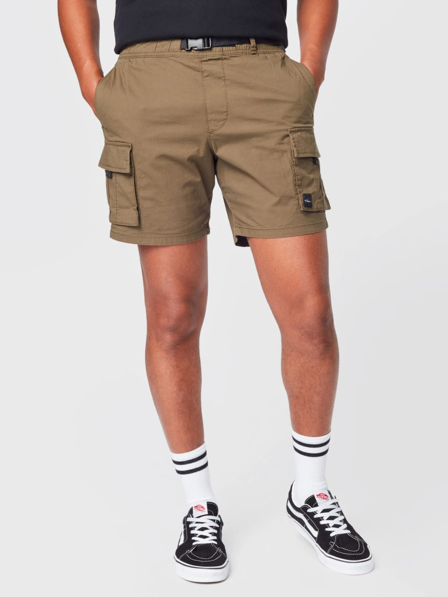 Hollister Cargo Shorts Regular Cargobroek Heren Olijfgroen 3 Hollister Cargo Shorts Regular Cargobroek Heren Olijfgroen - Afbeelding 3