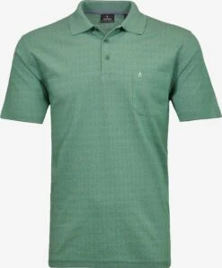 RAGMAN Polos Shirt Heren Groen / Donkergroen