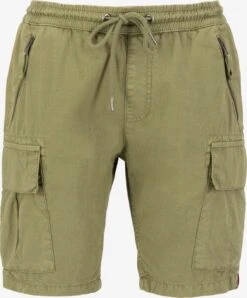 Alpha Industries Cargo Shorts Regular Cargobroek Heren Kaki