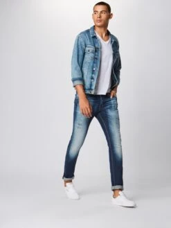 Jack & Jones Jeans Slimfit Jeans Glenn Heren Blauw -Herenkleding Winkel ca3981cfadfbde16363fe2d322a5be37