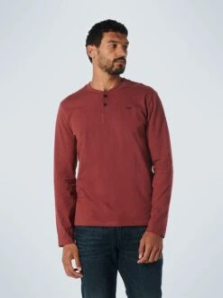 No-Excess Longsleeves Shirt Heren Donkerrood -Herenkleding Winkel ca489bacab12227a7fbde5b3e9de1f89