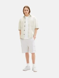 TOM TAILOR Denim Cargo Shorts Regular Cargobroek Heren Lichtgrijs -Herenkleding Winkel ca7dc726894f0bc27fd5ebe2fbede43c