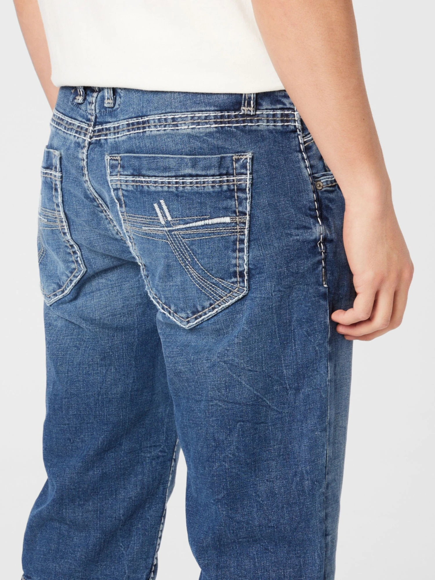 Camp David Denim Shorts Slimfit Jeans RO:BI Heren Blauw 5 Camp David Denim Shorts Slimfit Jeans RO:BI Heren Blauw - Afbeelding 5