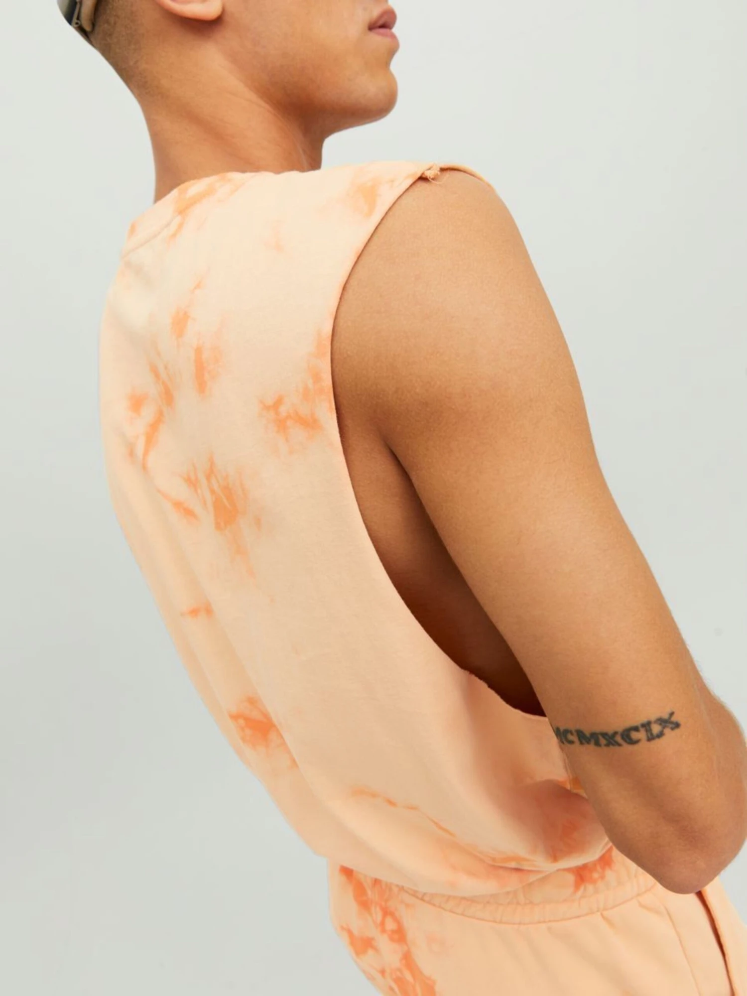 Jack & Jones Tanktops Shirt Heren Oranje 6 Jack & Jones Tanktops Shirt Heren Oranje - Afbeelding 6