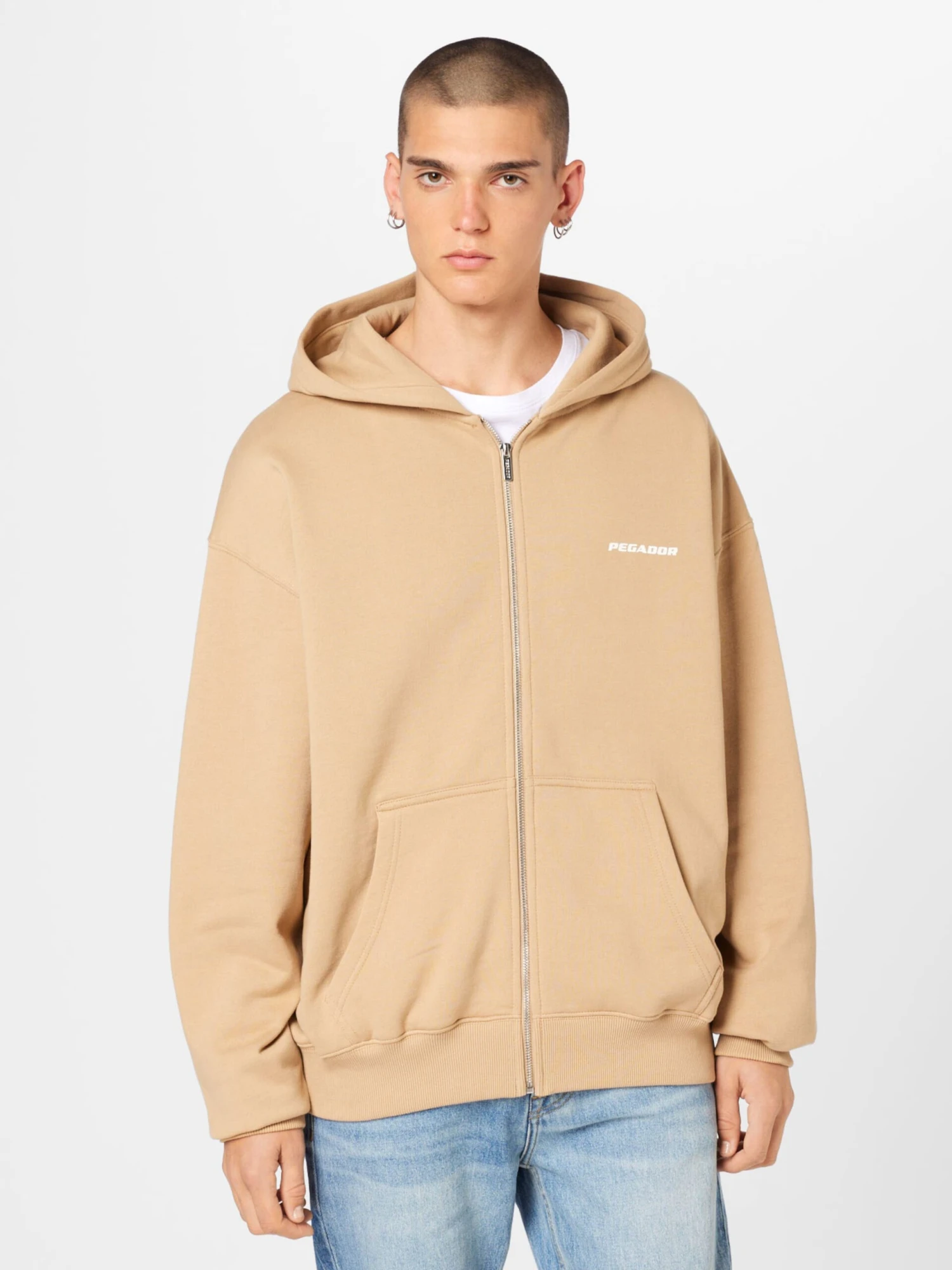 Pegador Sweatvesten Met Capuchon Sweatvest Heren Lichtbruin 3 Pegador Sweatvesten Met Capuchon Sweatvest Heren Lichtbruin - Afbeelding 3