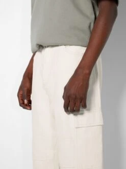 BERSHKA Jeans Loosefit Cargojeans Heren Wolwit -Herenkleding Winkel d2387dafd623929b9e6b6cfdf50dd6d8