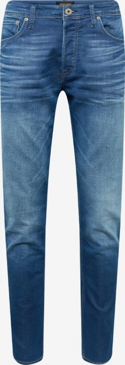 Jack & Jones Straight Regular Jeans Mike Heren Blauw