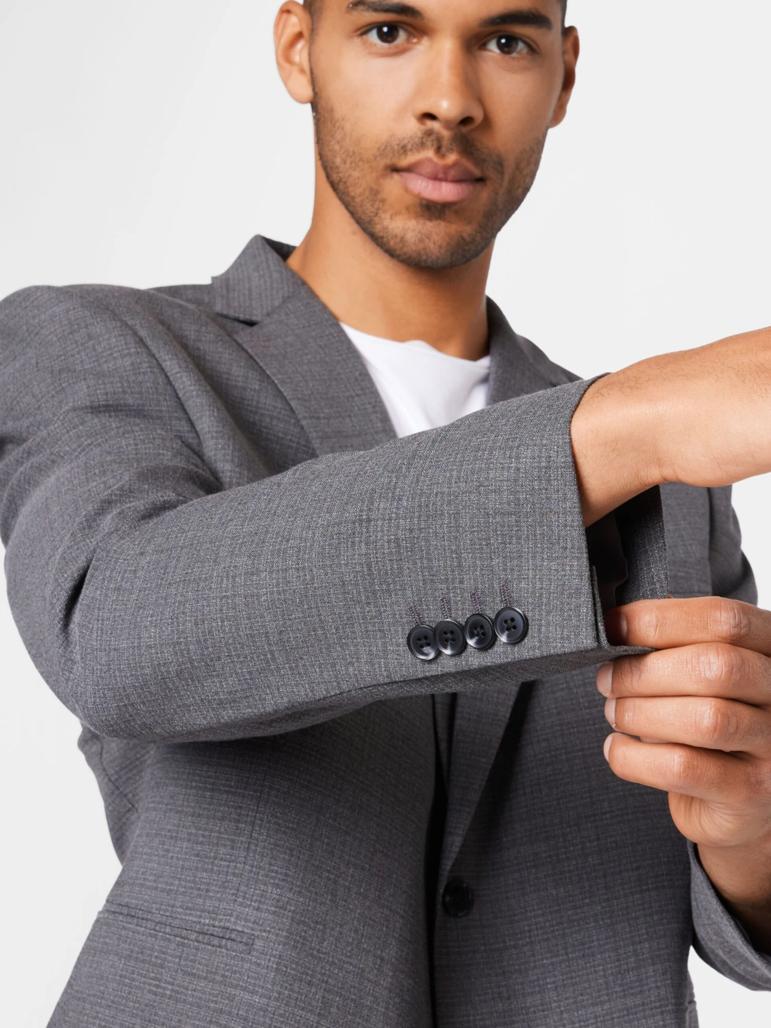 Colberts Regular Fit Business-colbert Heren Grijs 2 Colberts Regular Fit Business-colbert Heren Grijs - Afbeelding 2