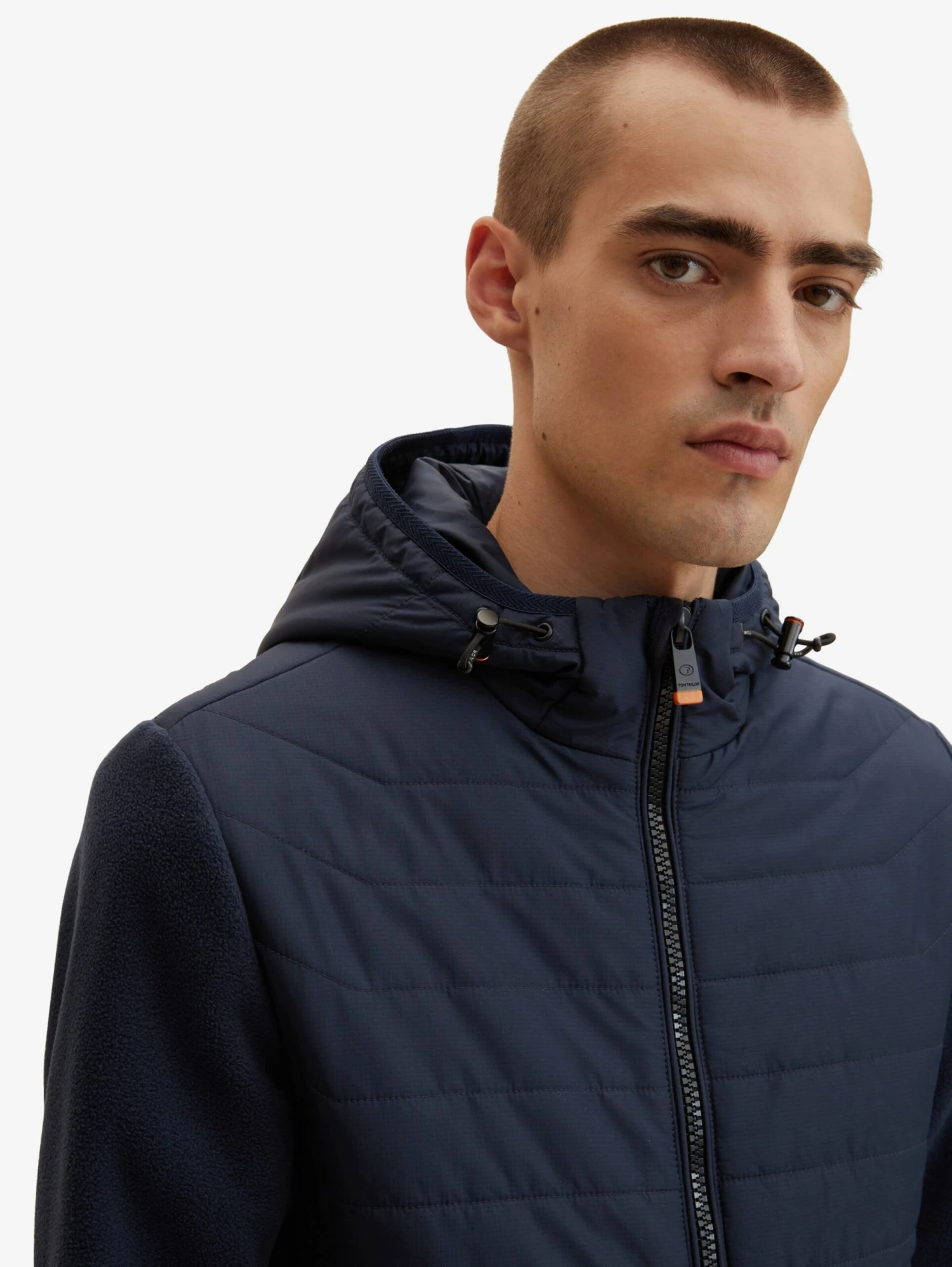 Tom Tailor Fleece Jassen Fleece Jas Heren Donkerblauw 6 Tom Tailor Fleece Jassen Fleece Jas Heren Donkerblauw - Afbeelding 6