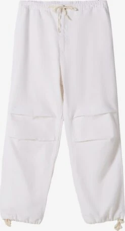 BERSHKA Jeans Loosefit Jeans Heren Eierschaal