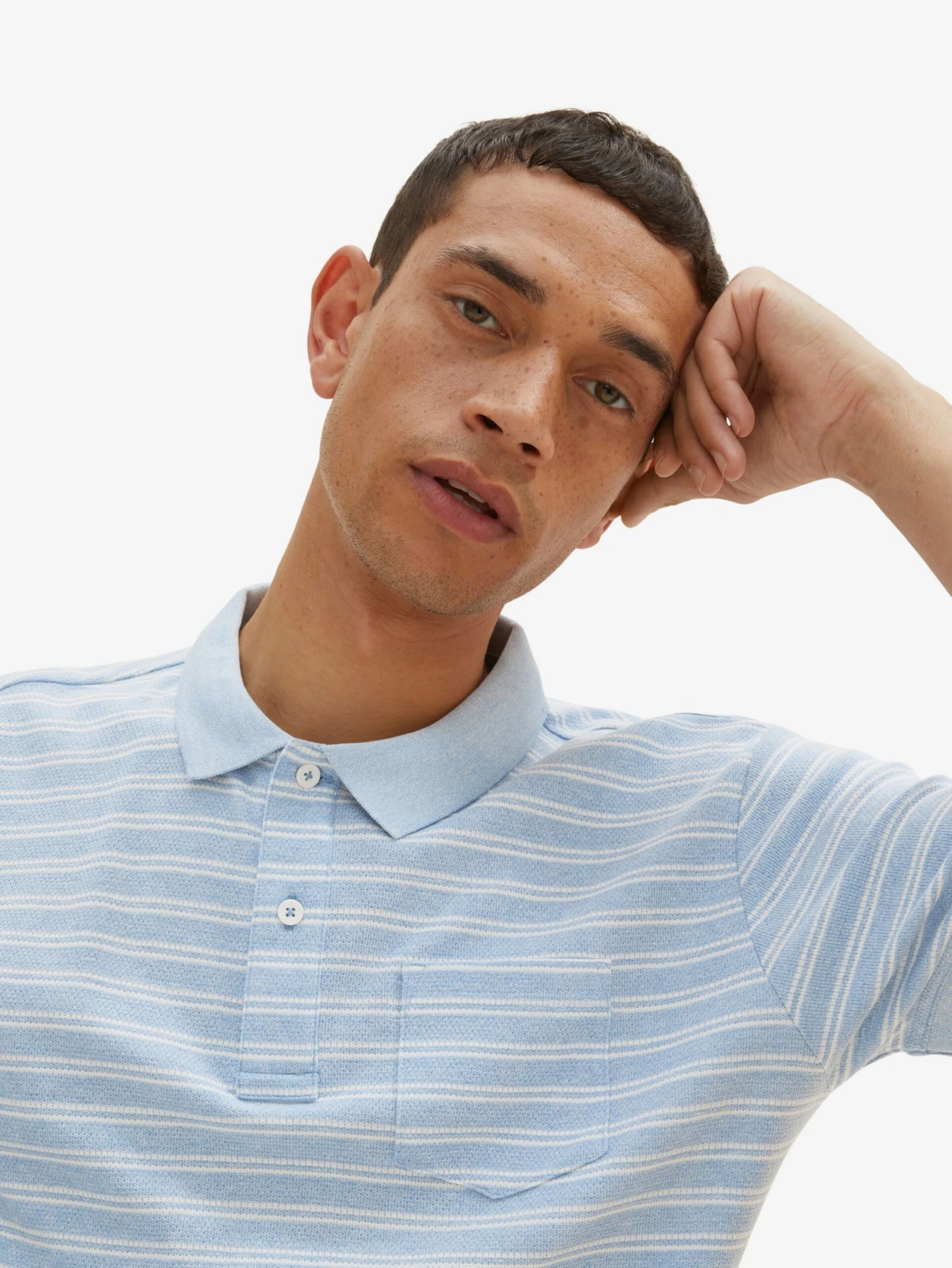 Tom Tailor Polos Shirt Heren Lichtblauw 6 Tom Tailor Polos Shirt Heren Lichtblauw - Afbeelding 6