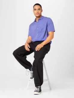 WEEKDAY Pantalons Loosefit Broek Heren Zwart -Herenkleding Winkel dc84fd84d289bfecdda9e095451acf14