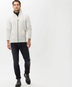 BRAX Sweatvesten Sweatvest Heren Lichtgrijs -Herenkleding Winkel dde9e1b6c4210c87f63e2b2bb7d50862