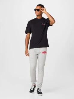 Only & Sons Sweatpants Tapered Broek TOM Heren Lichtgrijs -Herenkleding Winkel de63f17546b3d89d157c611130216c4c