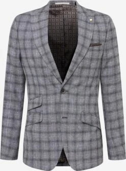 Blazers Slim Fit Colbert Heren Grijs