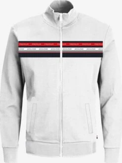 Jack & Jones Sweatvesten Sweatvest Willow Heren Wit