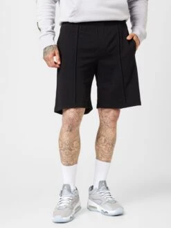 WEEKDAY Sweat Shorts Regular Broek Terry Heren Zwart -Herenkleding Winkel e41f7219e03444d2bc5266bd1afa9435