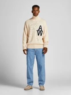 Jack & Jones Jeans Loosefit Jeans Eddie Heren Blauw -Herenkleding Winkel e699b405326eec4ad0e5c9909c3bdb06