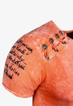 T-shirts Shirt Heren Oranje -Herenkleding Winkel e7b9b1e9f6d60acdbacc4dea00f6ed7d