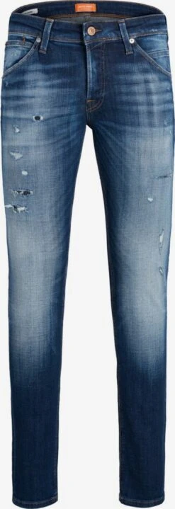 Jack & Jones Jeans Slimfit Jeans Glenn Heren Blauw