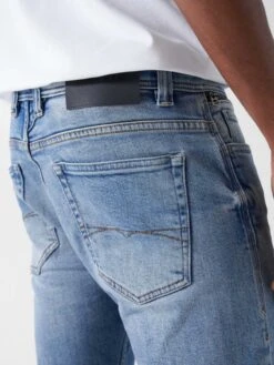 Jeans Slimfit Jeans Heren Blauw -Herenkleding Winkel efcf89606cf2b568bf63fdcd9a4ad484