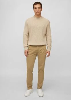 Marc O'Polo Chinos Tapered Chino STIG Heren Lichtbruin -Herenkleding Winkel f0836b01bc7bc2001f7f534b67544c4c