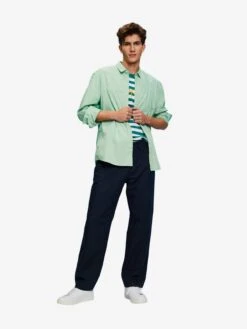 ESPRIT Chinos Regular Chino Heren Navy -Herenkleding Winkel f10801c171a300e56414c548d5aeb900