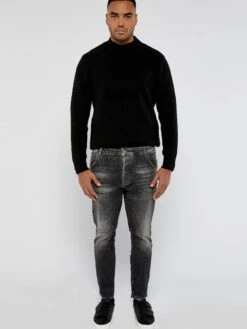 Jeans Tapered Jeans Neckarau Heren Grijs