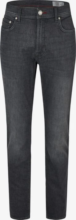 Straight Regular Jeans Heren Grafiet