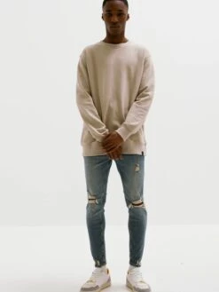 PULL & BEAR Jeans Skinny Jeans Heren Blauw -Herenkleding Winkel f49bb2a4332275a42465b877bf07f663