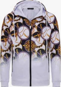 Sweatvesten Met Capuchon Sweatvest Luxury Fade Heren Wit