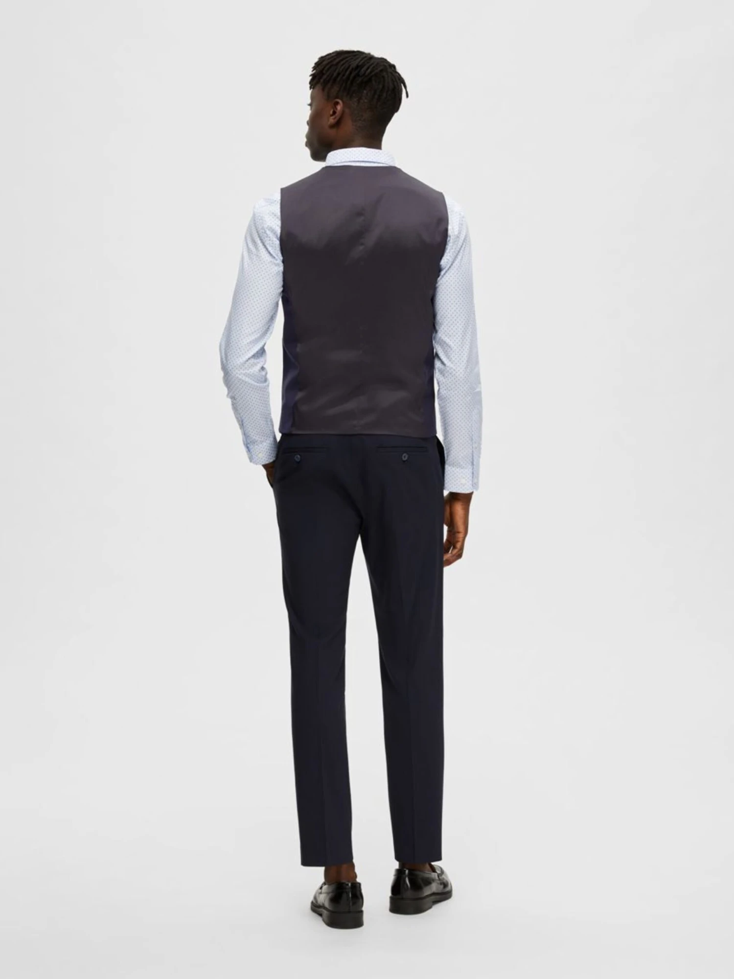 Selected Homme Gilets Gilet Heren Donkerblauw 3 Selected Homme Gilets Gilet Heren Donkerblauw - Afbeelding 3