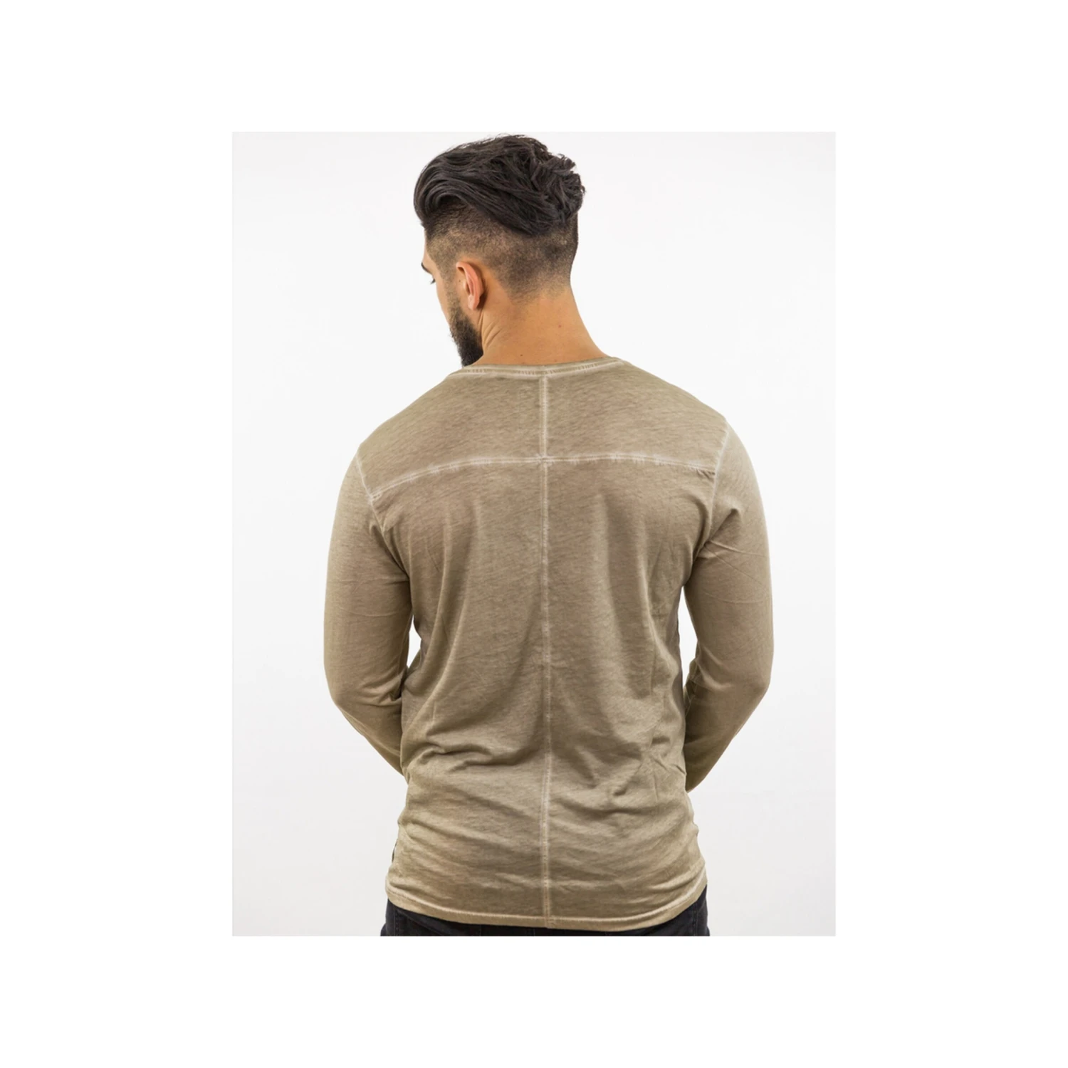 Longsleeves Shirt Heren Sand 4 Longsleeves Shirt Heren Sand - Afbeelding 4