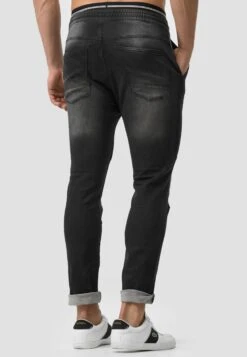 Indicode Jeans Pantalons Slimfit Broek Fabrizio Heren Zwart -Herenkleding Winkel f9fc387dd115ffd4f6361b82c4e495bf
